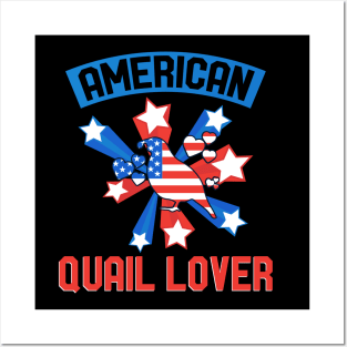 American Quail Lover Posters and Art